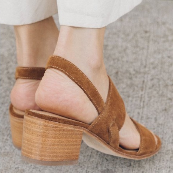 Soludos Farah Midheel - Walnut - Picture 2 of 5